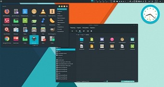 KDE Plasma 5 with Adapta theme