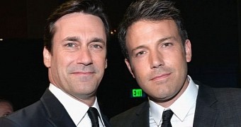 Now that they're single, Jon Hamm and Ben Affleck go out together to pick up randoms, claims new report