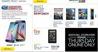 Best Buy Black Friday Deals Include Samsung Galaxy Note 5 for $50, $250 Gift Card with Galaxy S6 Purchase or Lease