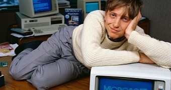 For some reason, Bill Gates says he's not very proud of this pic