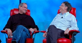 Steve Jobs and Bill Gates