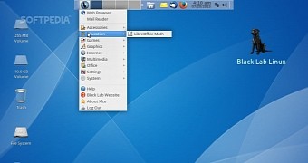 Black Lab Linux Xfce 15.7 desktop