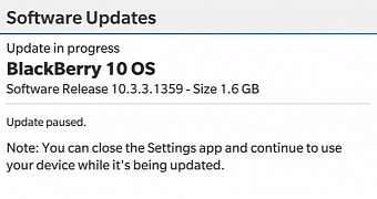 BlackBerry OS 10.3.3 update