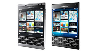 BlackBerry Passport Black/Silver Edition side-by-side comparison
