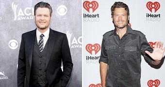Blake Shelton before and after his divorce from Miranda Lambert