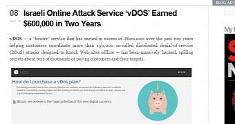 Article at the heart of the DDoS attacks