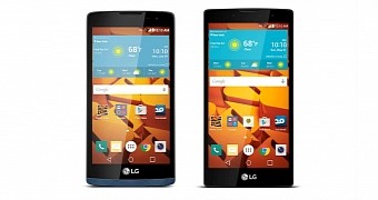 LG Tribute 2 and LG Volt 2 (front)