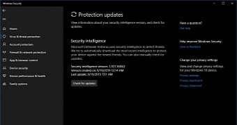 The latest update resolves the bug in Windows Defender