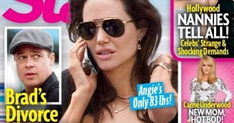 Report: Brad Pitt will divorce Angelina Jolie unless she checks into rehab for her eating disorder