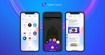 Opera Touch on iPhone