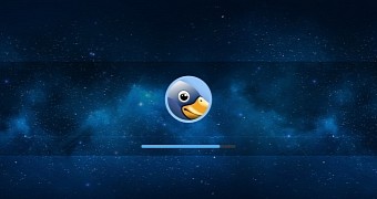 Calculate Linux Scratch 15 KDE 5 loading screen