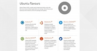 New Ubuntu flavors page on ubuntu.com