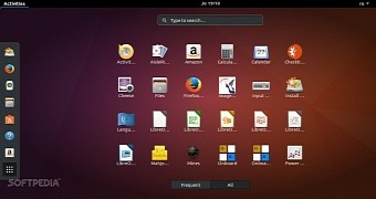 GNOME Shell session on Ubuntu 17.10