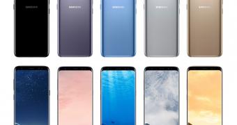 Galaxy S8 and S8+ color options