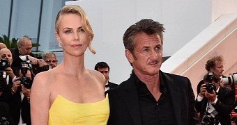 Charlize Theron and Sean Penn at the Cannes Film Festival, 2015