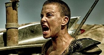 Charlize Theron as Imperator Furiosa in "Mad Max: Fury Road," directed by George Miller