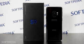 Samsung Galaxy S9 in black