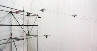 Drones can build simple structures by themselves