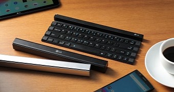 LG Rolly Keyboard, a very nice accessory for your tablet