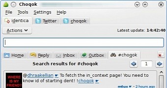Choqok 1.6 Beta 2 released