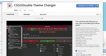 One of the scammer's Chrome extensions