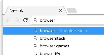 Search suggestions for Chrome