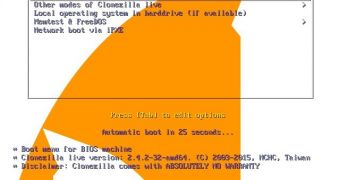 Clonezilla Live 2.4.2-41 Supports PXE Booting via Network Interface Card (NIC) Eno