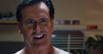 “Oh, yeah!” Bruce Campbell is back to slay some undead in new Starz series “Ash Vs. Evil Dead”