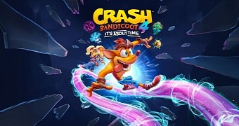 Crash Bandicoot 4: It's About Time key art
