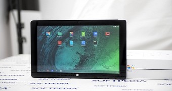 Cube i7 Remix tablet, frontal view