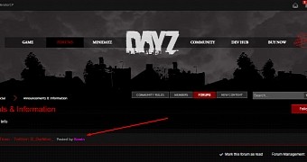 OurMine hacks DayZ forums