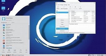 The KDE Plasma Desktop in version 171023