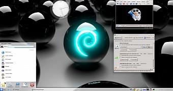 KDE Plasma Desktop in version 160604 of DebEX KDE