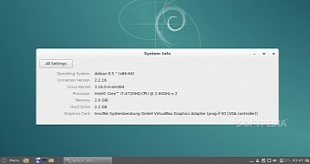Debian GNU/Linux 8.5 Cinnamon Live