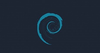 Flat design for the Infinite loop of Debian logo