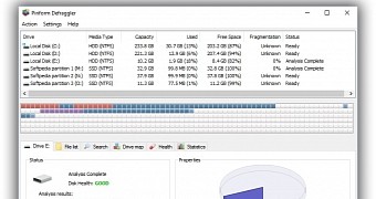 Defrag disks to improve file reading and writing speed using Defraggler