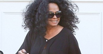 The photo of Diana Ross out in LA that sparked the pregnancy rumor that took Twitter by storm