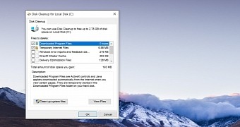 Disk Cleanup on Windows 10 version 2004