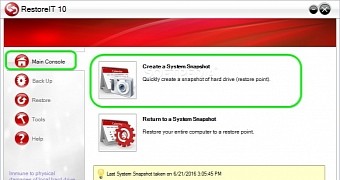 Manage restore points with Restore Point Creator