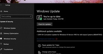 New "download and install" option in Windows Update