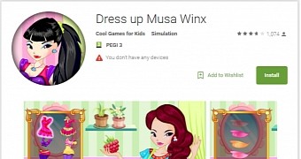 One of the apps infected with DressCode malware