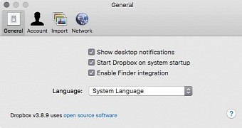 Dropbox on OS X