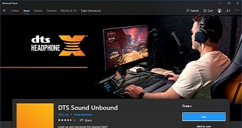 DTS app in the Microsoft Store