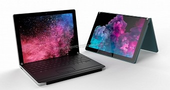Dual-screen Microsoft Surface concept