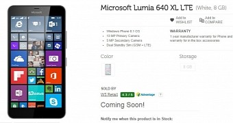 Microsoft Lumia 640 XL LTE Dual-SIM