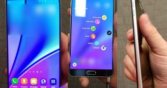 Samsung Galaxy Note 5 in live photos