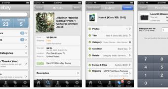 eBay iOS screenshots
