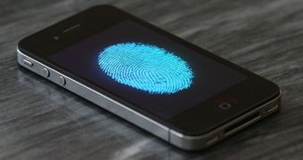 iPhone fingerprint scanner promo