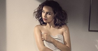 Emilia Clarke strikes a moody, smoldering pose for Esquire Magazine