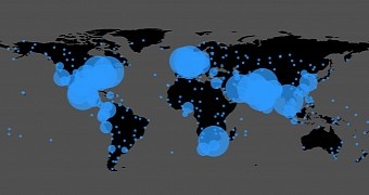 Worldwide Emotet Infections Map
